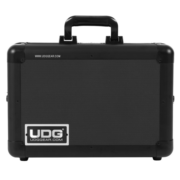 UDG Ultimate AlphaTheta RMX-Ignite Aluminum Flight Case, Black - Front Closed