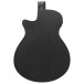 Ibanez AEGB420-BOT 4-String Acoustic Bass, Black Out - back of body
