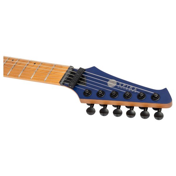 Spira S-600 ABL, Stained Blue - headstock