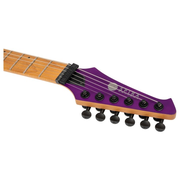 Spira S-600 APP, Stained Purple - headstock