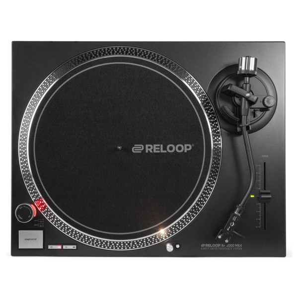 Reloop Turntable RP-2000 MK4, Black - Top