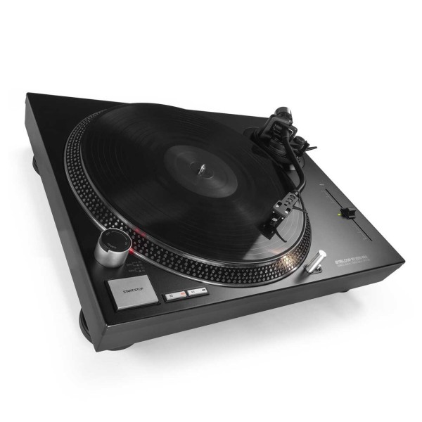 Reloop Turntable RP-2000 MK4, Black - Angled 2