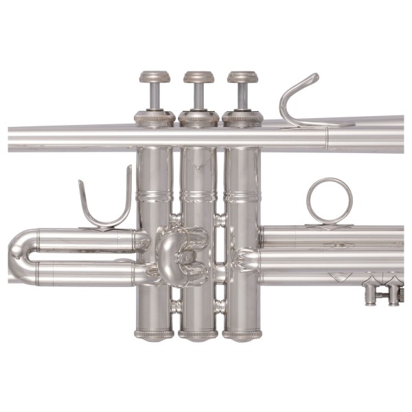 Bach Stradivarius 180S43R Trumpet, Reverse Leadpipe, Silver Plated 7