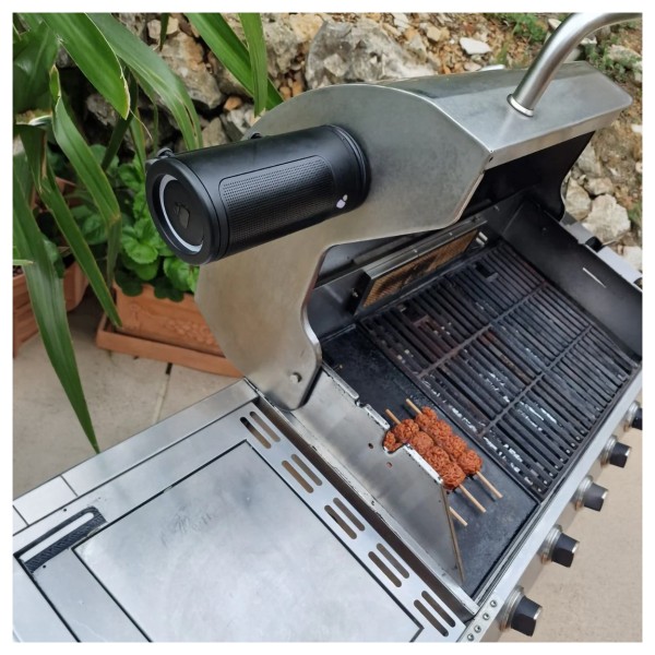 POCA AUDIO Pine Beat Portable Bluetooth Speaker Tiny Home - bbq 