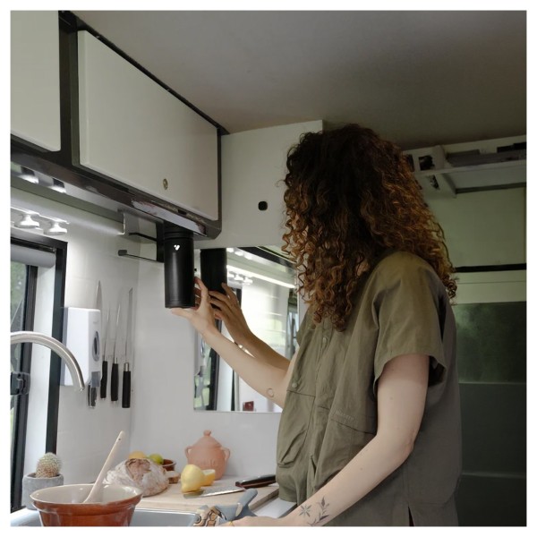 POCA AUDIO Pine Beat Portable Bluetooth Speaker Tiny Home - kitchen 