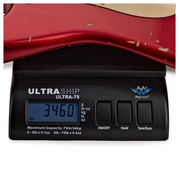 Fender Custom Shop 2026 Collection Limited Edition '50s Stratocaster Relic, Aged Candy Apple Red - weight shot