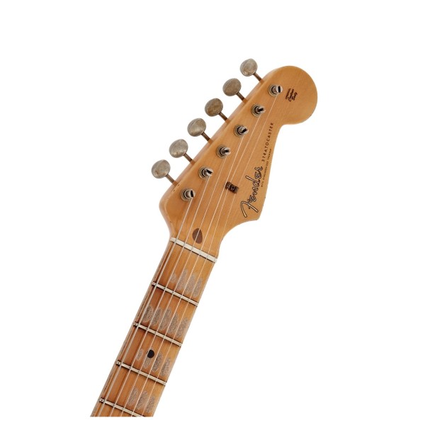 Fender Custom Shop 2026 Collection Limited Edition '50s Stratocaster Relic, Aged Candy Apple Red - headstock