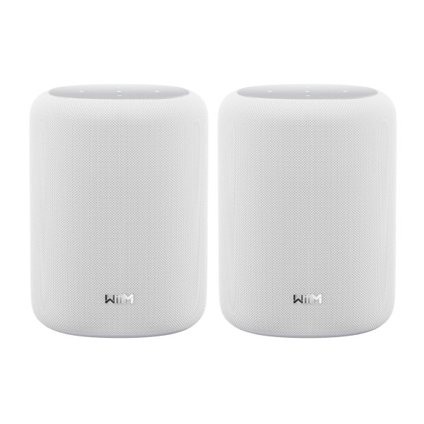 WiiM Sound Lite Wireless Smart Speaker Twin Pack, White - main 