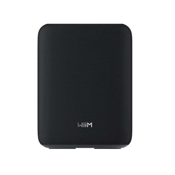 WiiM Sound Lite Wireless Smart Speaker Twin Pack, Black - front