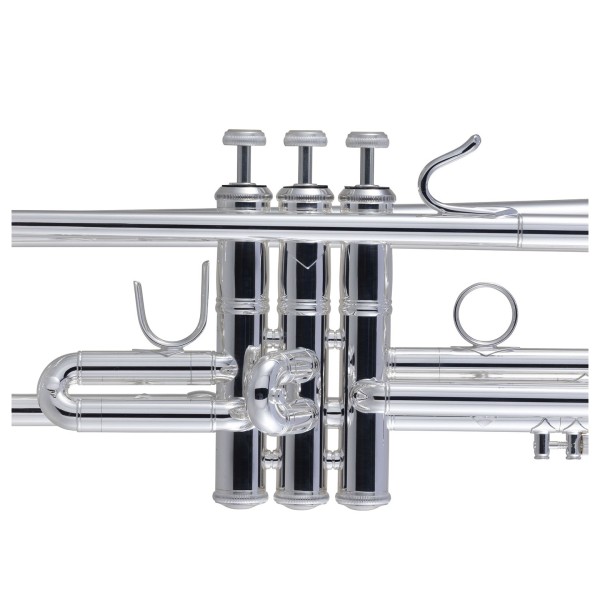 Bach Stradivarius 180S37R Trumpet, Reverse Leadpipe, Silver Plated 6