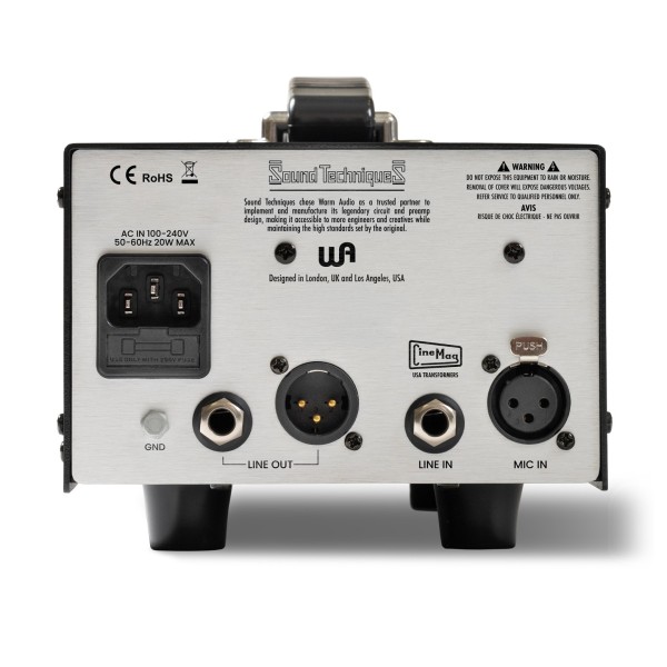 Jude Single-Channel Microphone Preamp - Rear