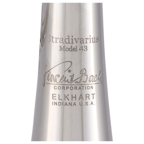 Bach Stradivarius 190S43 Trumpet, Silver Plated 8