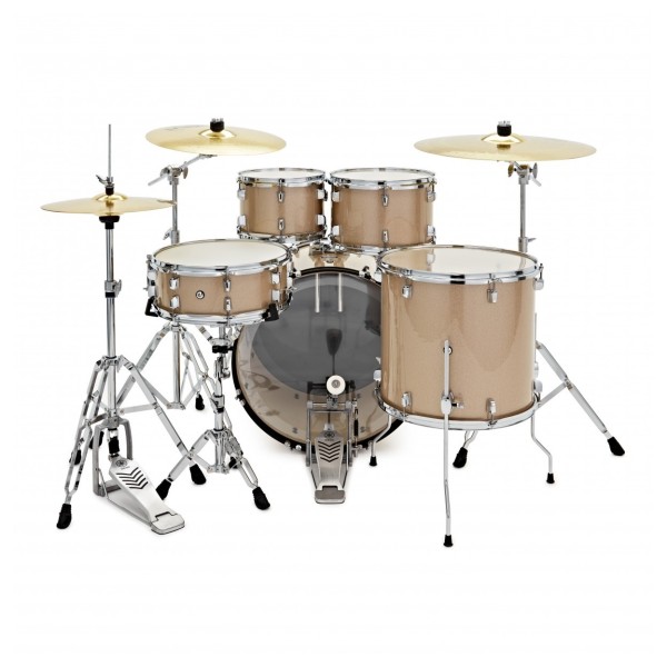 Yamaha Rydeen 20" Drum Kit w/Cymbals, Champagne Glitter