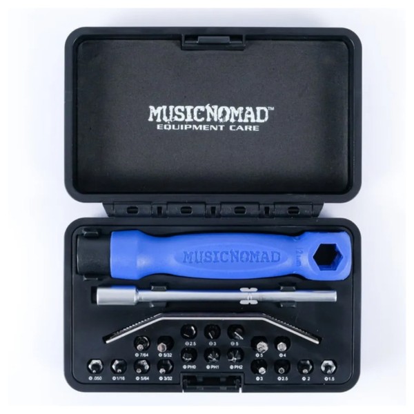 MusicNomad Premium Guitar Tech Screwdriver & Wrench Set