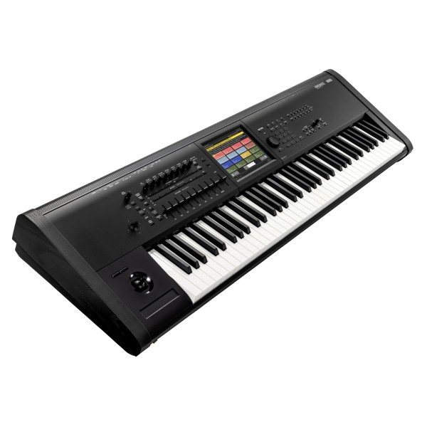Korg Kronos MK3 73 Hammer Action Workstation - Angled