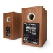 Triangle Borea BR02 Connect Active Speakers (Pair), Oak Back View
