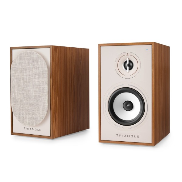 Triangle Borea BR02 Connect Active Speakers (Pair), Oak Front View
