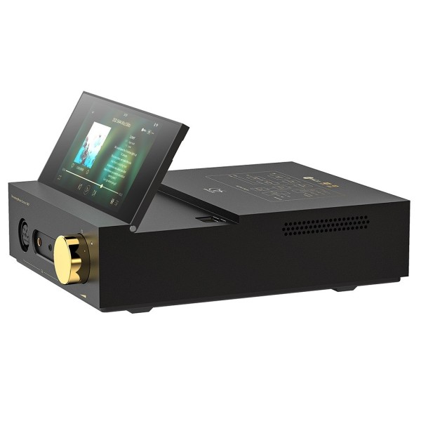 Shanling EM7 Flagship Lossless Desktop Player with ES9038Pro ESS DAC, Black - Side
