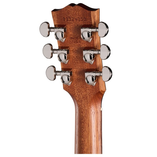 Gibson J-45 Studio Walnut, Walnut Burst - back of headstock