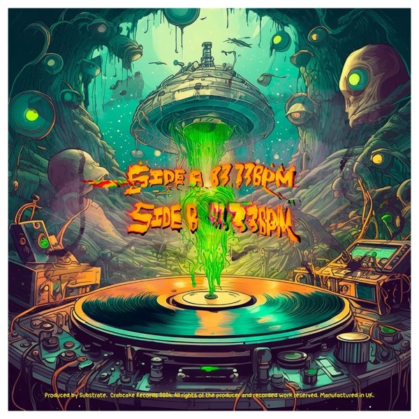 Space Mutant Cutz 12-Inch Scratch Record - Rear