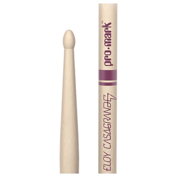 Promark Eloy Casagrande Signature Raw Hickory Drumstick, Wood Tip