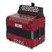 Diatonic Button Accordion by Gear4music, 12 Bass