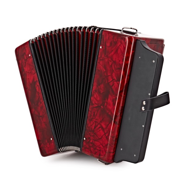 Diatonic Button Accordion by Gear4music, 12 Bass