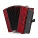 Diatonic Button Accordion by Gear4music, 12 Bass