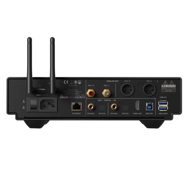 Shanling SM90 Music Streamer DAC, Black - Rear