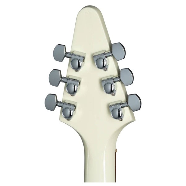 Gibson 80s Flying V Classic White - back of headstock