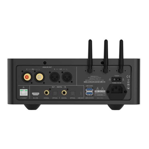 Shanling SM1.3R Streamer with R2R DAC, Black - Rear