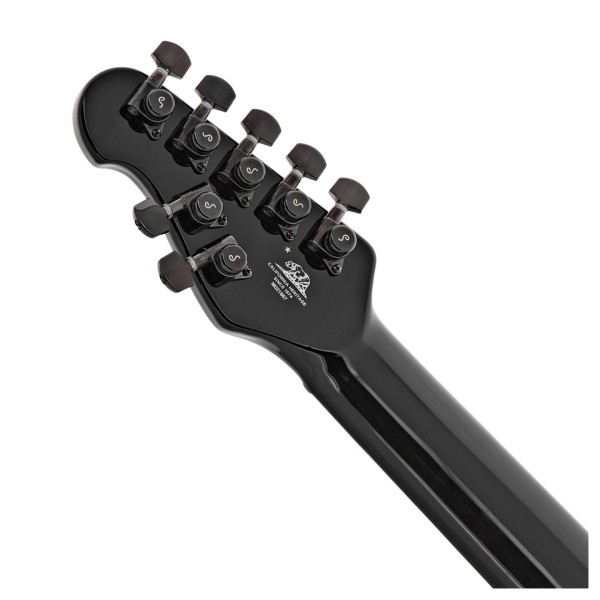 Music Man Majesty 7 String, Dark Side - back of headstock