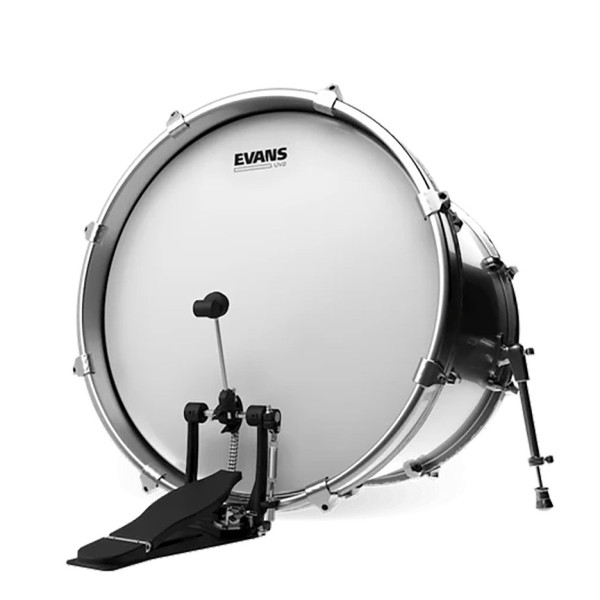 EVANS UV2 Bass Drumhead Head, 24"