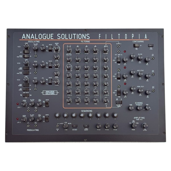 Analogue Solutions FILTOPIA Stereo Analogue Monosynth - Top