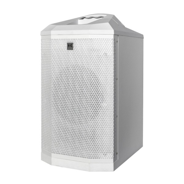 HK Audio Polar 8 MK2 Column PA System White Subwoofer - Right Angle