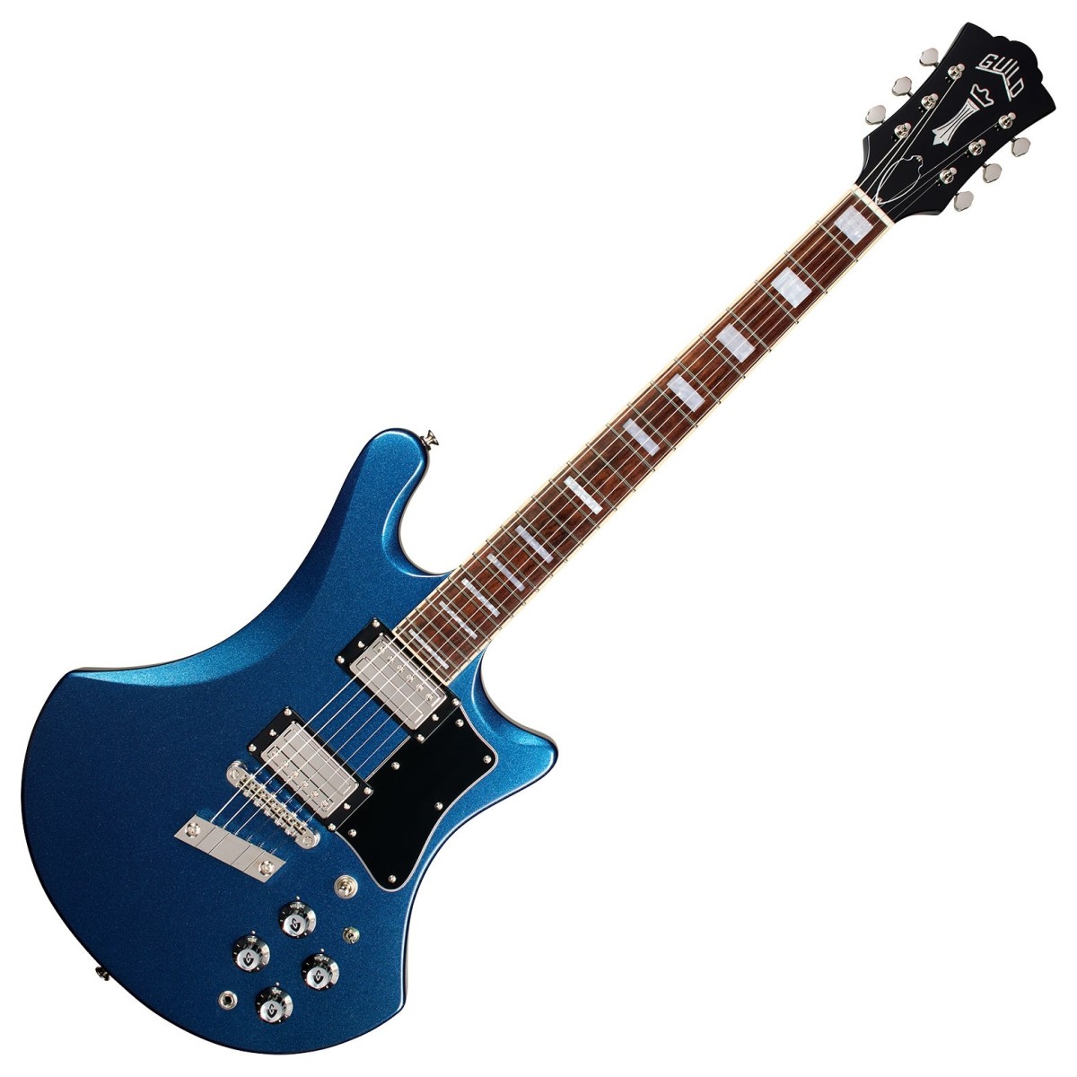 Guild S-300 Deluxe Electric Guitar Neptune Blue Metallic