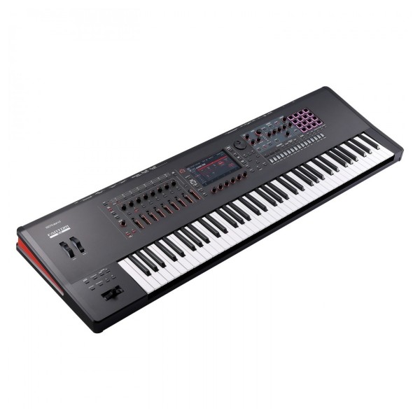 Fantom-7 EX Synthesizer Keyboard - Angled