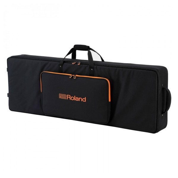 Roland SC-G76W3 Semi Rigid 76-key Keyboard Case with Wheels - Angled