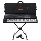 Roland Fantom-8 EX 88-Key Synthesizer Keyboard Bundle