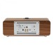 Ruark Audio R3S Compact Music System, Walnut - rear 