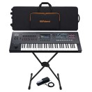 Roland Fantom-6 EX 61-Key Synthesizer Keyboard Bundle