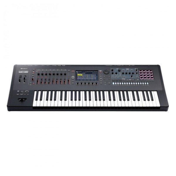 Roland Fantom-6 EX 61-Key Synthesizer Keyboard - Front Top
