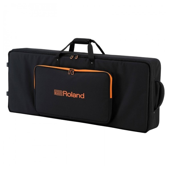 Roland SC-G61W3 Semi Rigid 61-key Keyboard Case with Wheels - Angled
