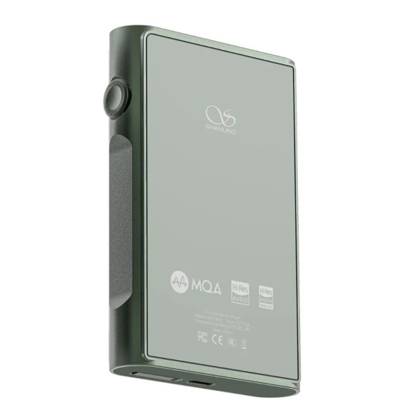 Shanling M3 Ultra Hi-Res Media Player and DAC, Black - Rear Angled