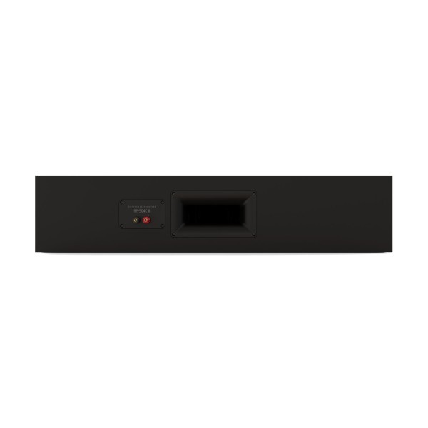 Klispch RP-504C MKII Centre Speaker (Single), Ebony reverse with view of Tractrix port and binding posts