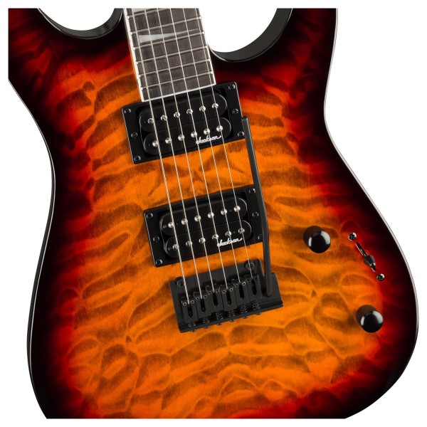 Jackson JS Series Dinky JS20 DKQ 2PT, Transparent Tobacco Burst