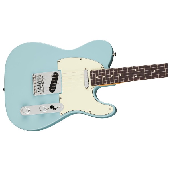 Fender 75th Anniversary Player II Telecaster RW. Daphne Blue - body