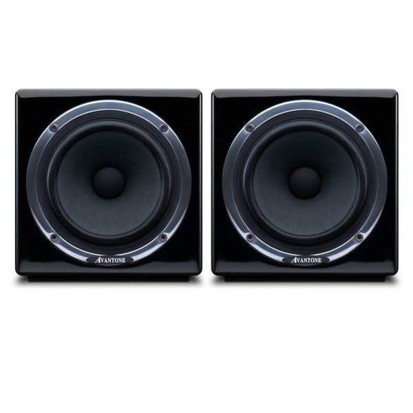 Avantone Mixcubes Active Studio Monitors, Black (Pair) - Bundle