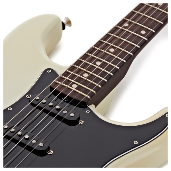 Fender Custom Shop Postmodern Strat RW NOS, Rosewood Neck, Aged Tomatillo Green - upper frets