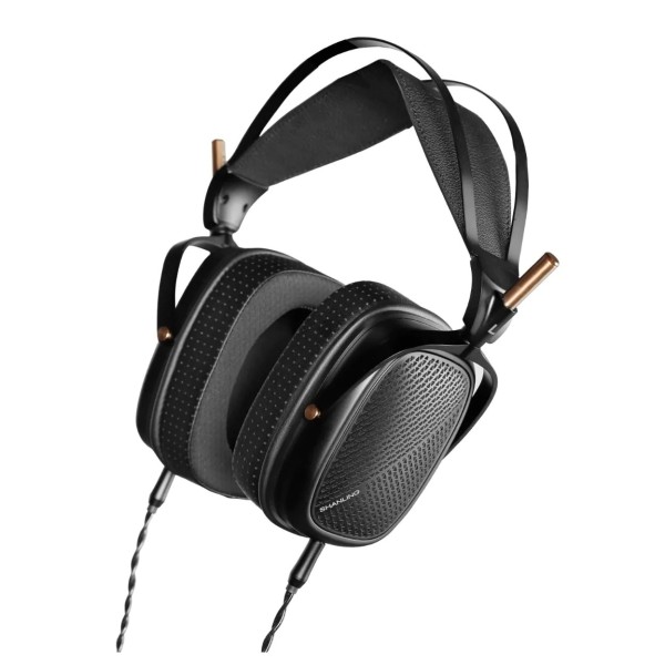 Shanling HW600 Planar Headphones, Black - Angled